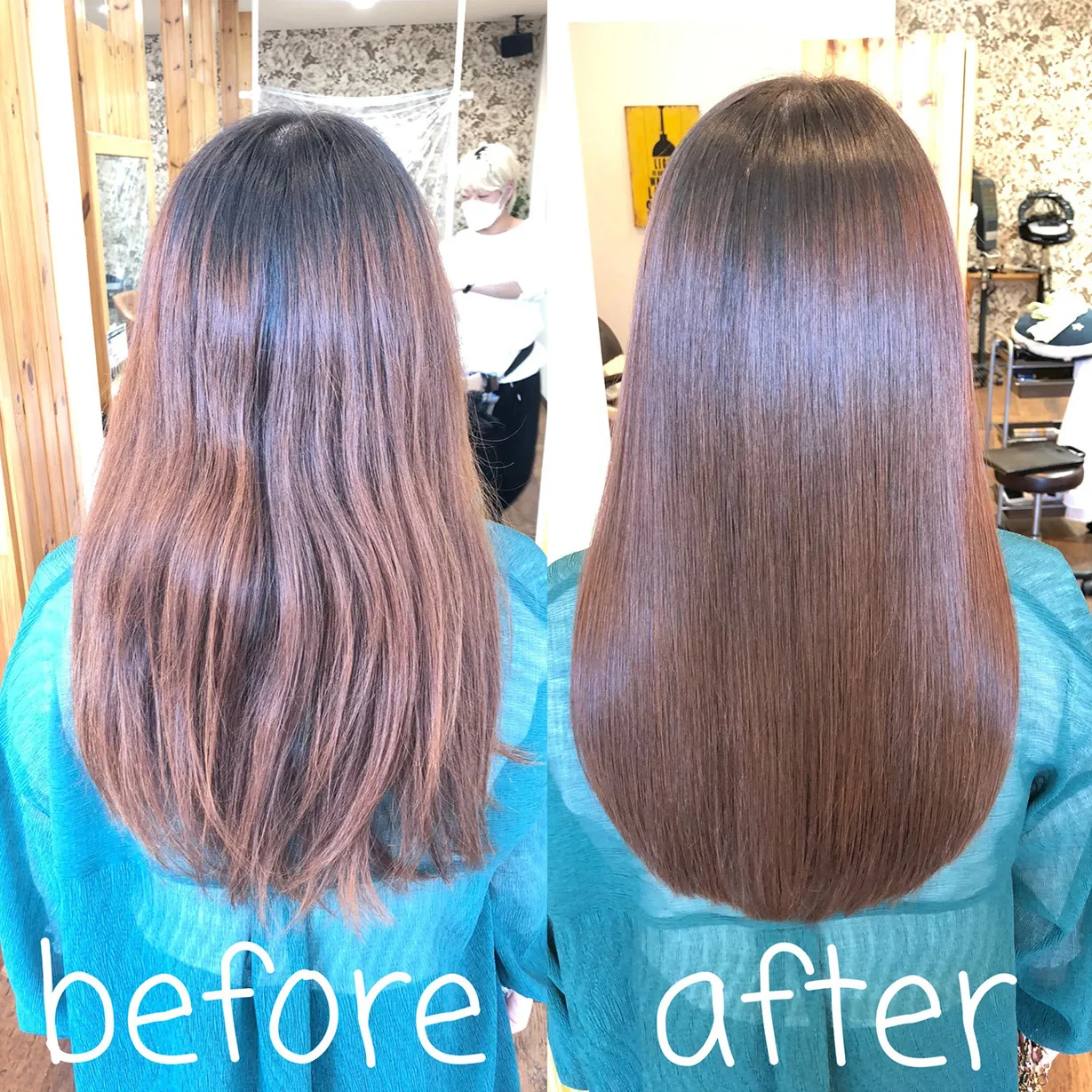 40代のお客様MENUカット＋カラー＋魔法の髪質改善トリートメント極