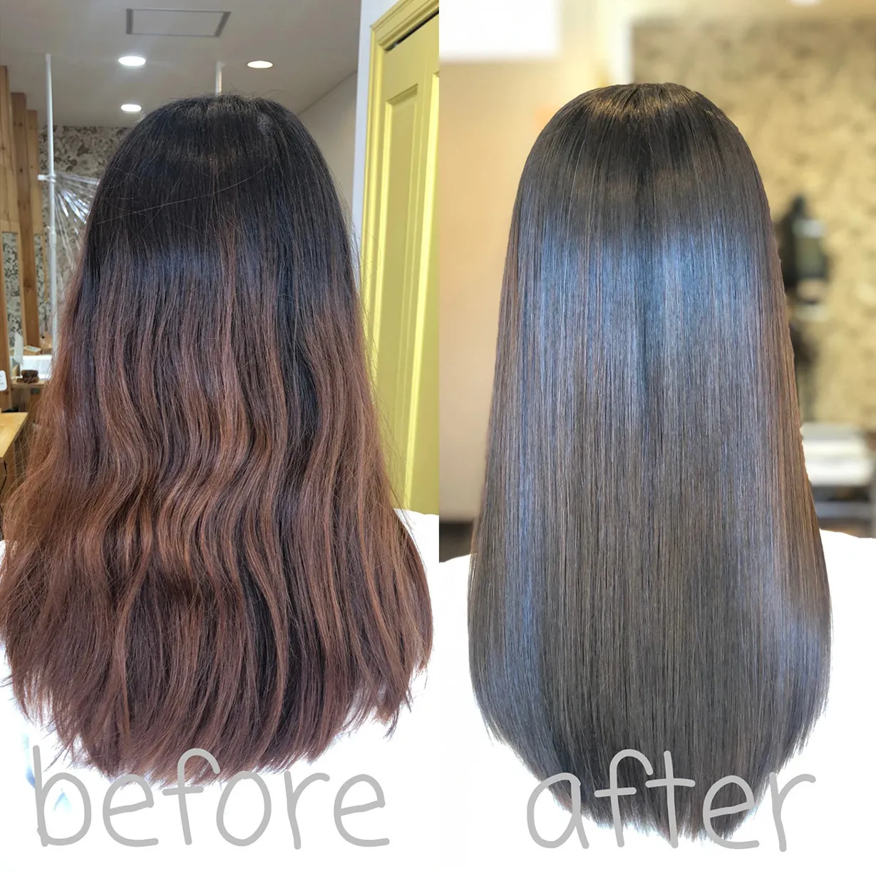 40代のお客様MENUカラー＋魔法の髪質改善トリートメント極